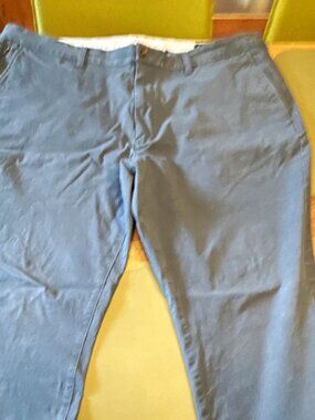 Bonobos Chino Pants Men's 42x30 Navy Blue Cotton Blend